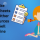 Make Worksheets and Other Resources to Sell Online